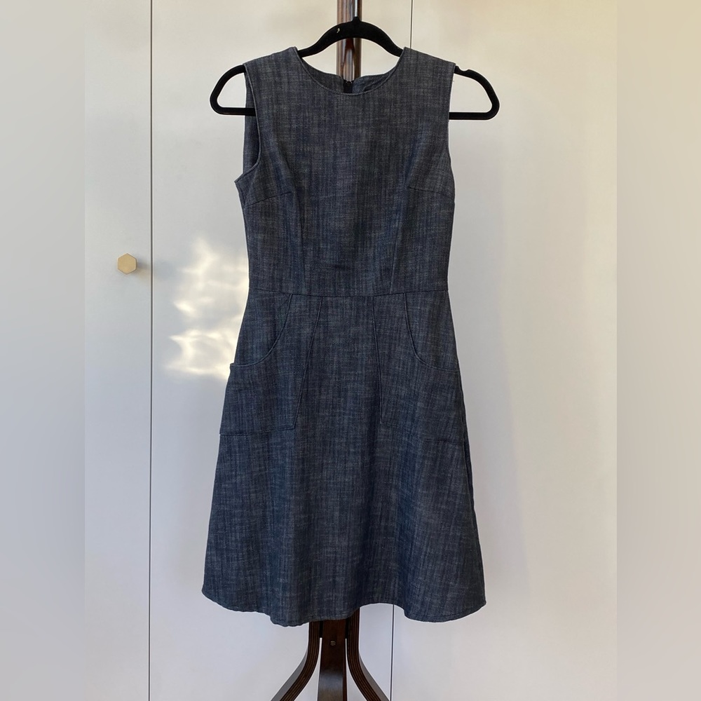 Nooworks Edie Denim Dress with pockets XS